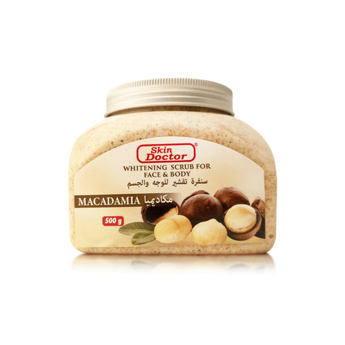 Macadamia Whitening Scrub For Face & Body 500g