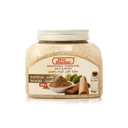 Sandal Wood Whitening Scrub For Face & Body 500g