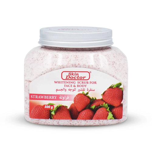 Strawberry Whitening Scrub For Face & Body 500g