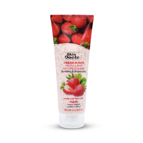Strawberry Face & Body Cream Scrub 200ml