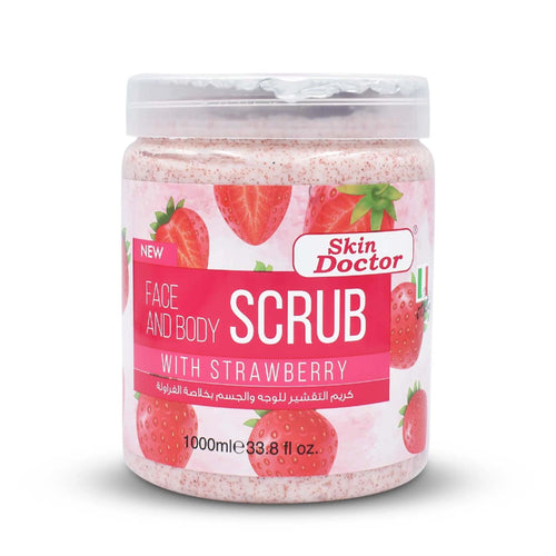 Face & Body Scrub With Strawberry 1000ml