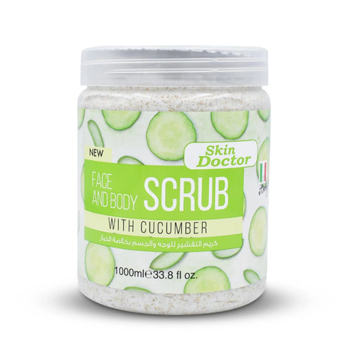 Face & Body Scrub With Cucumber 1000ml