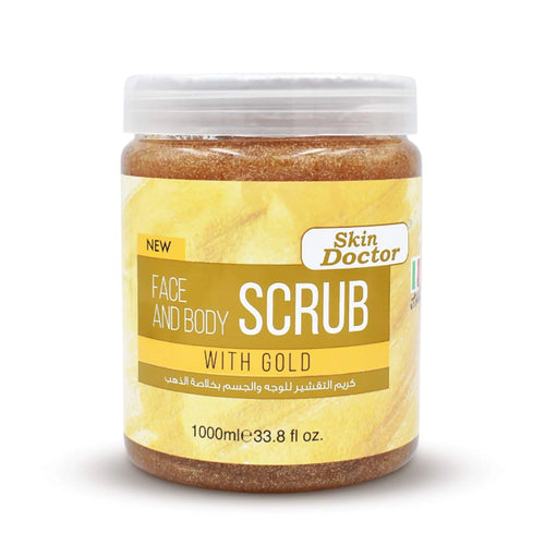 Face & Body Scrub With Gold 1000ml