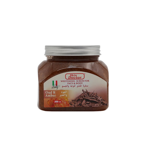 Oud & Amber Whitening Scrub For Face & Body 500g