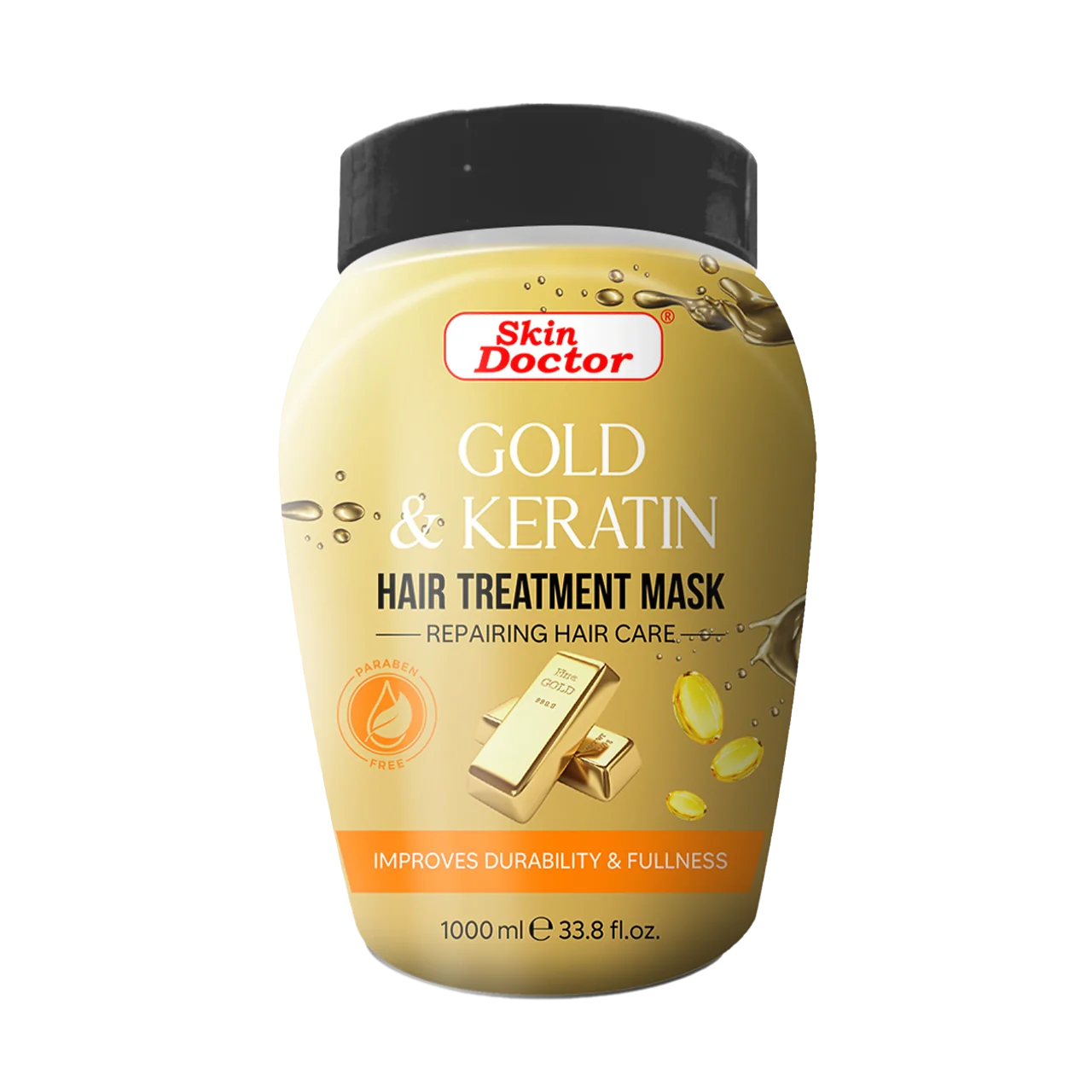 Gold Keratin Hot Oil Hair Treatment 1000ml