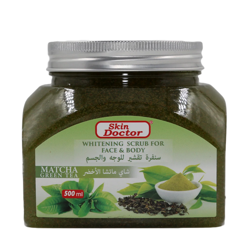 Matcha Green Tea Whitening Scrub For Face & Body 500g