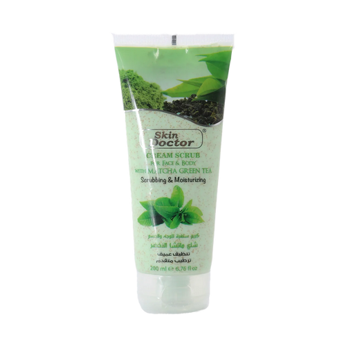 Face & Body Matcha Green Tea Cream Scrub 200ml