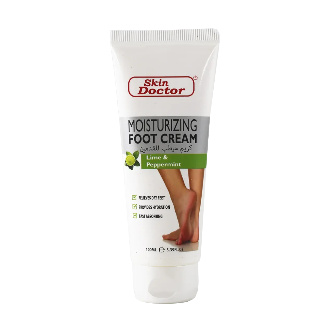 Lime & Peppermint Moisturizing Foot Cream 100ml