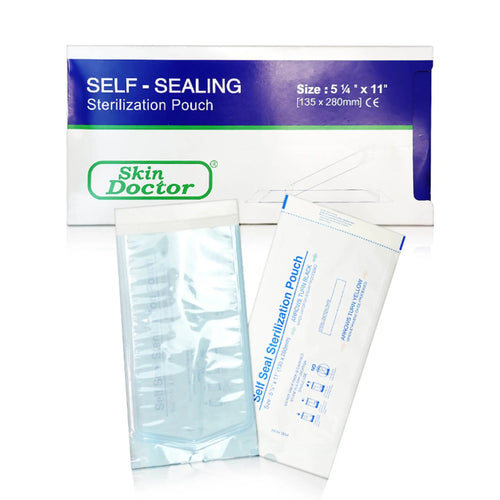 Self Sealing Sterilization Pouch 90x260mm (Box of 200 Pouches)