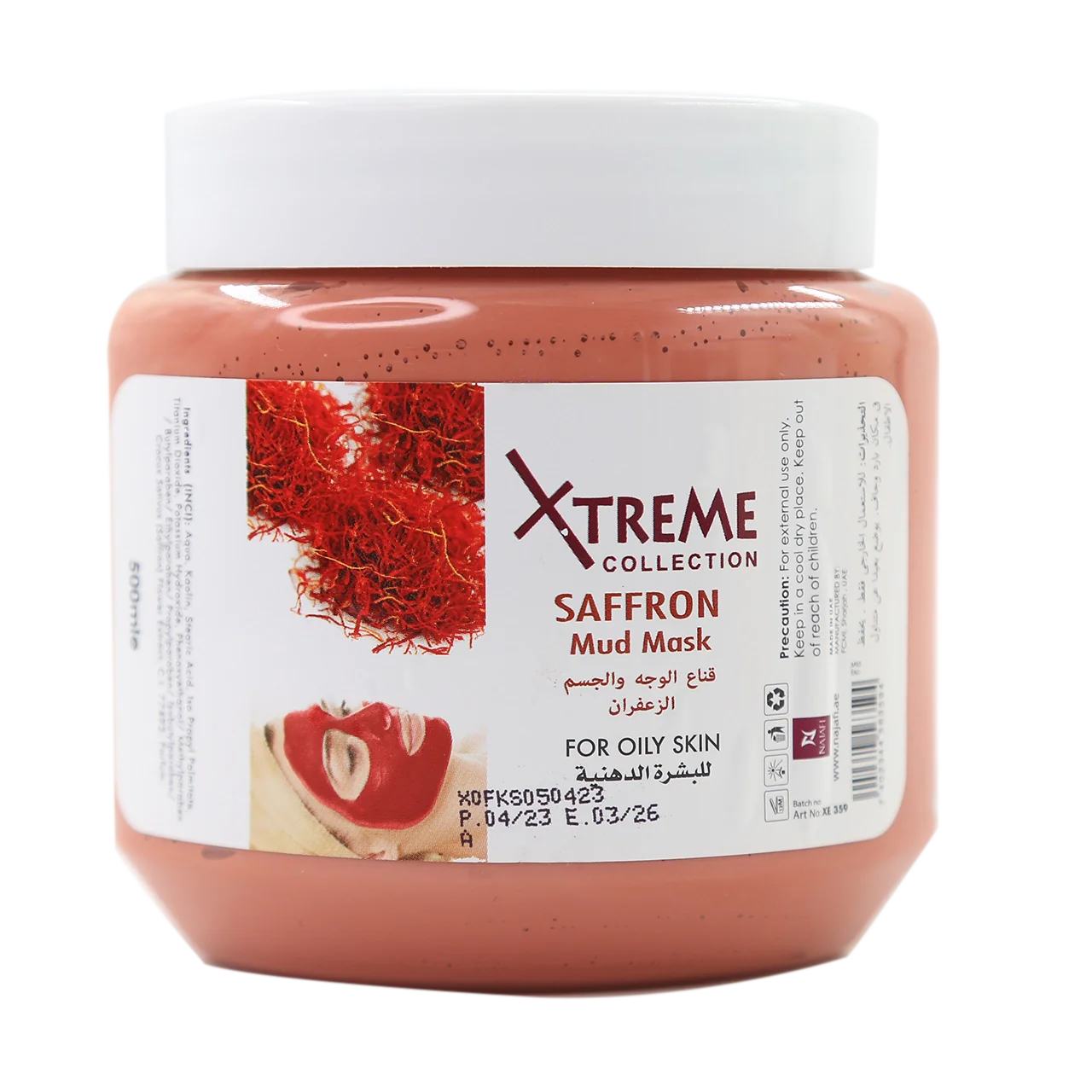 Saffron Facial Mud Mask 500ml