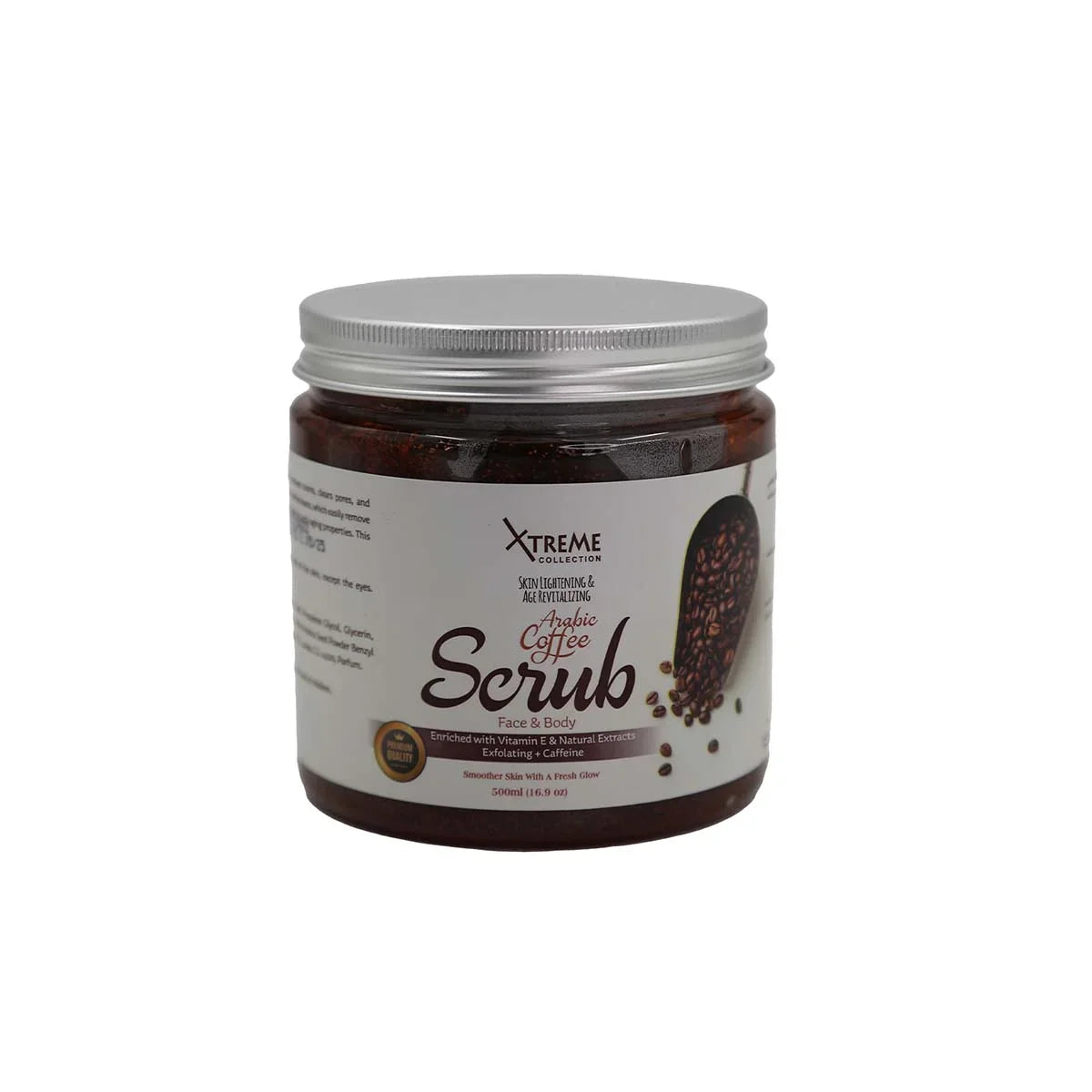 Skin Lightening & Age Revitalizing  Arabic Coffee Face & Body Scrub 500ml