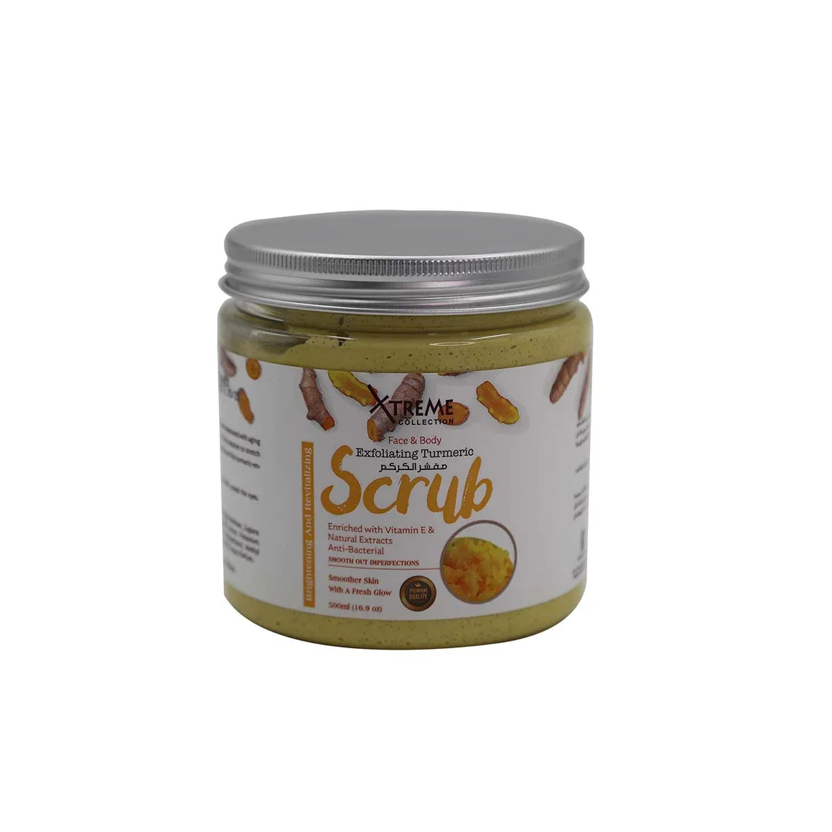 Exfoliating Turmeric Face & Body Scrub 500ml