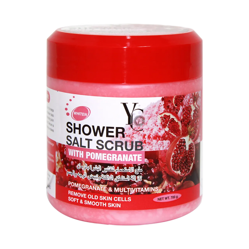 Shower Salt Scrub with Pomegranate 700g