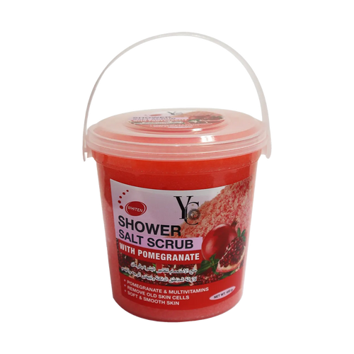 Shower Salt Scrub with Pomegranate 450g