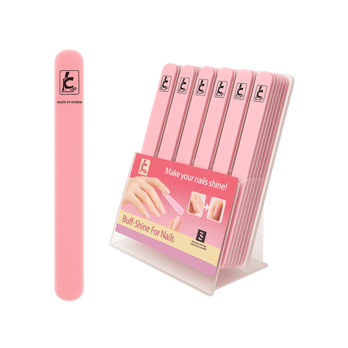 Pink Sponge Smooth Nail File