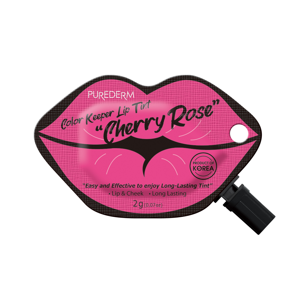 115-8809541195181-PU-ADS571 Pure Derm Color Keeper Lip Tint Cherry Rose 2G Spout