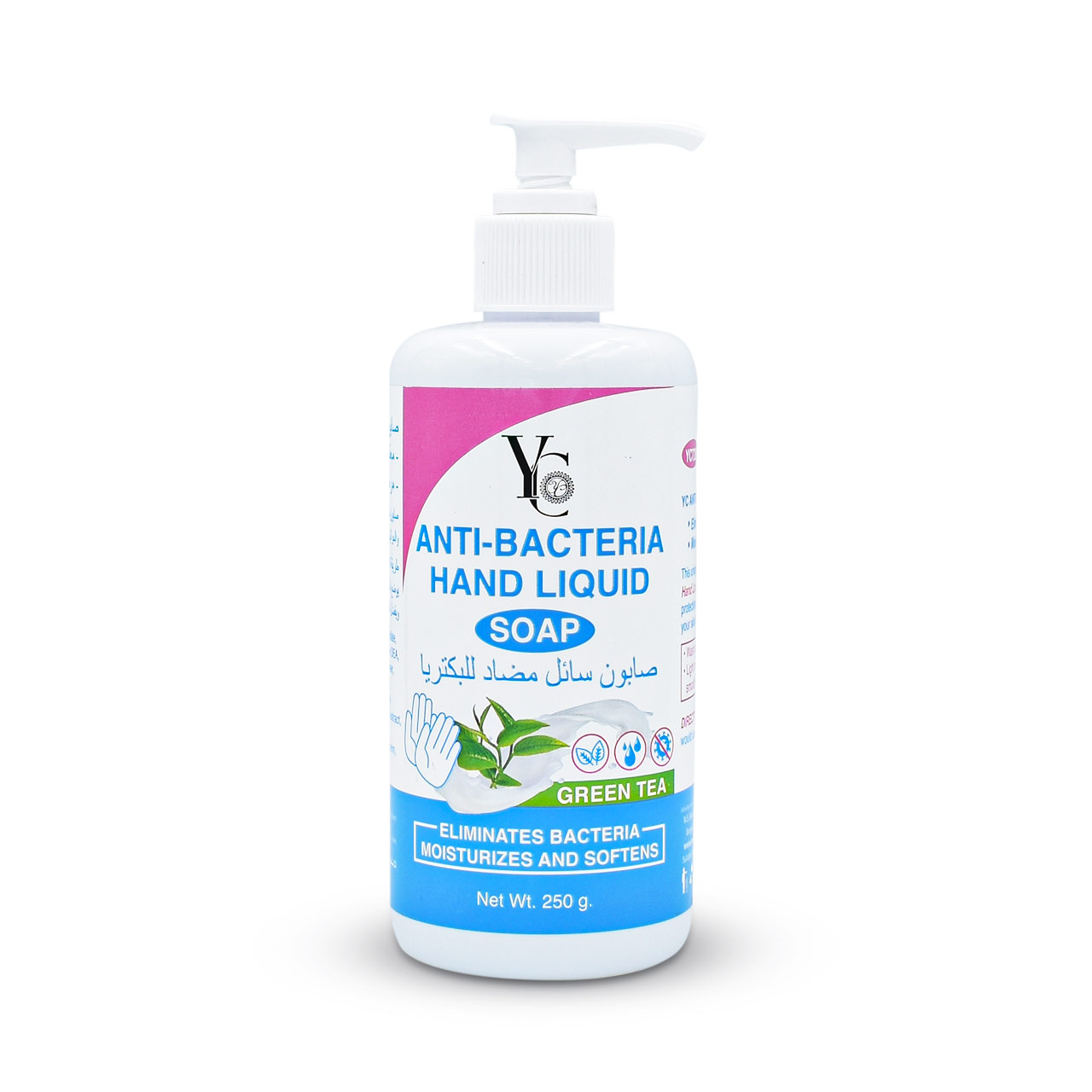 104-8859362507632-YC-720 Yong Chin Anti Bacteria Hand Liquid Soap 250g