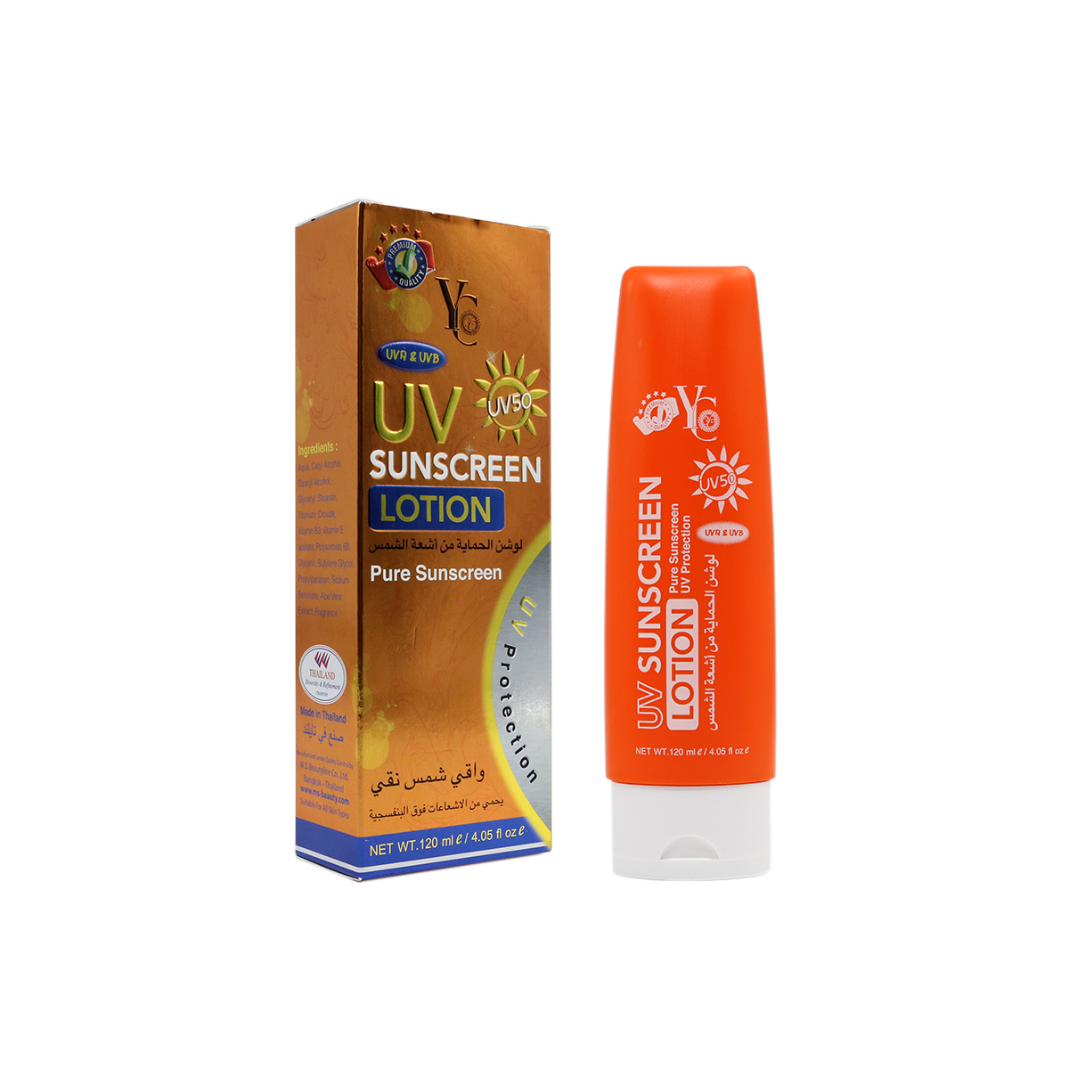 112-8857101150859-YC433-Yong Chin UV Sunscreen Lotion (UV50) 120ml