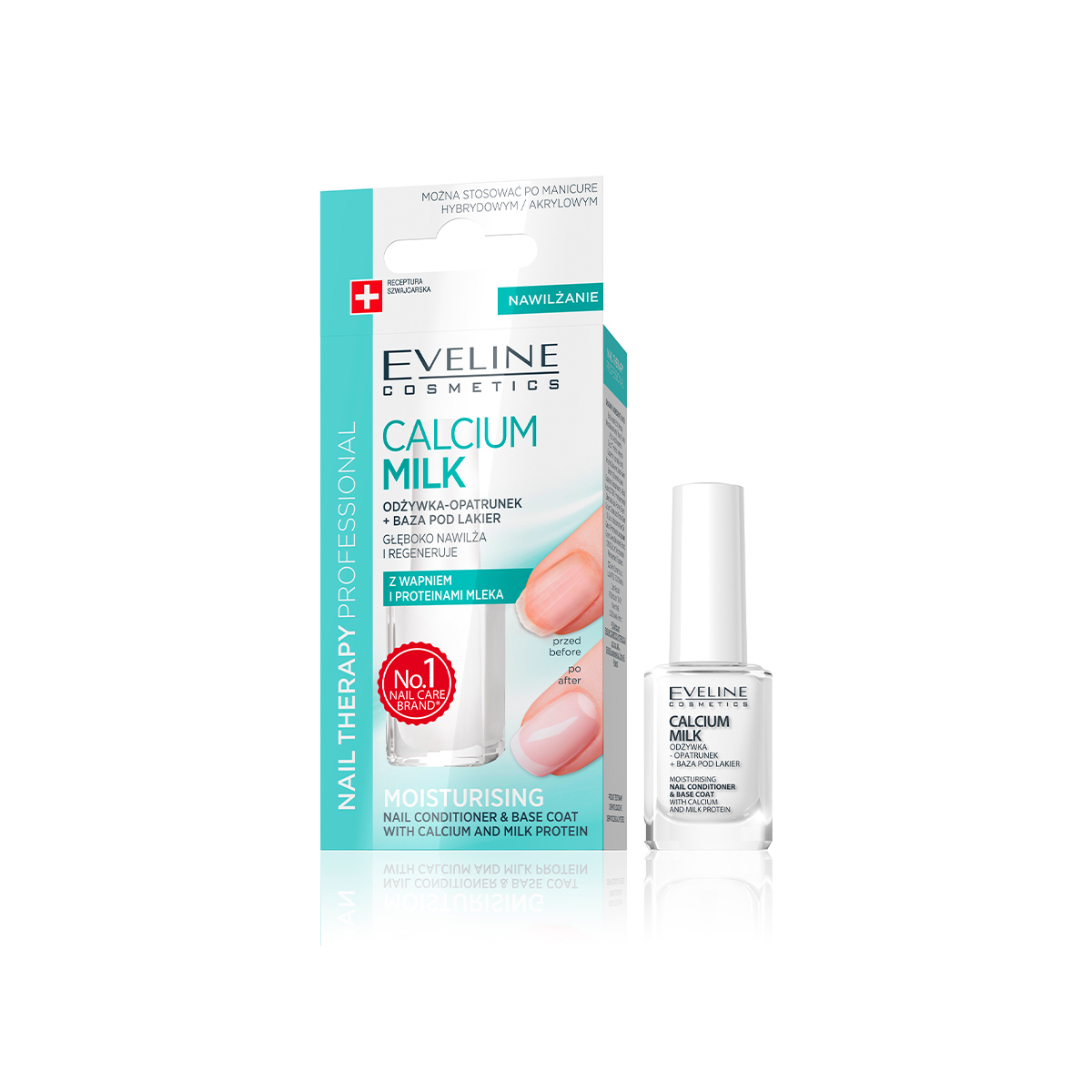 117-5901761938340-Eveline Cosmetics Nail Therapy Conditioner Calcium Milk 12ml