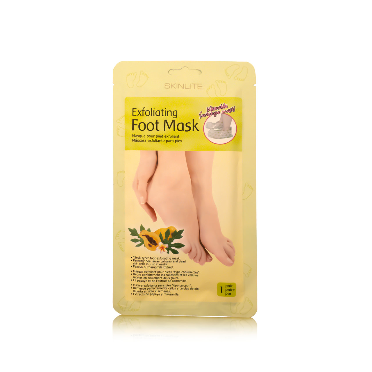 15-8809052590376-SL-715 -Skin Lite Exfoliating Foot Mask.