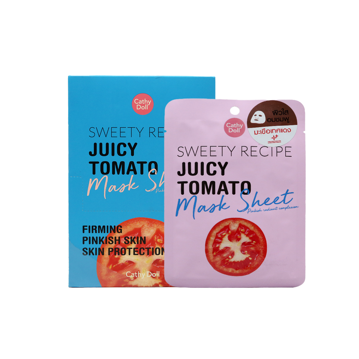 21-8809396170104-Cathy Doll Sweet Recipe Mask Sheet 25GX10 Juicy Tomato 1