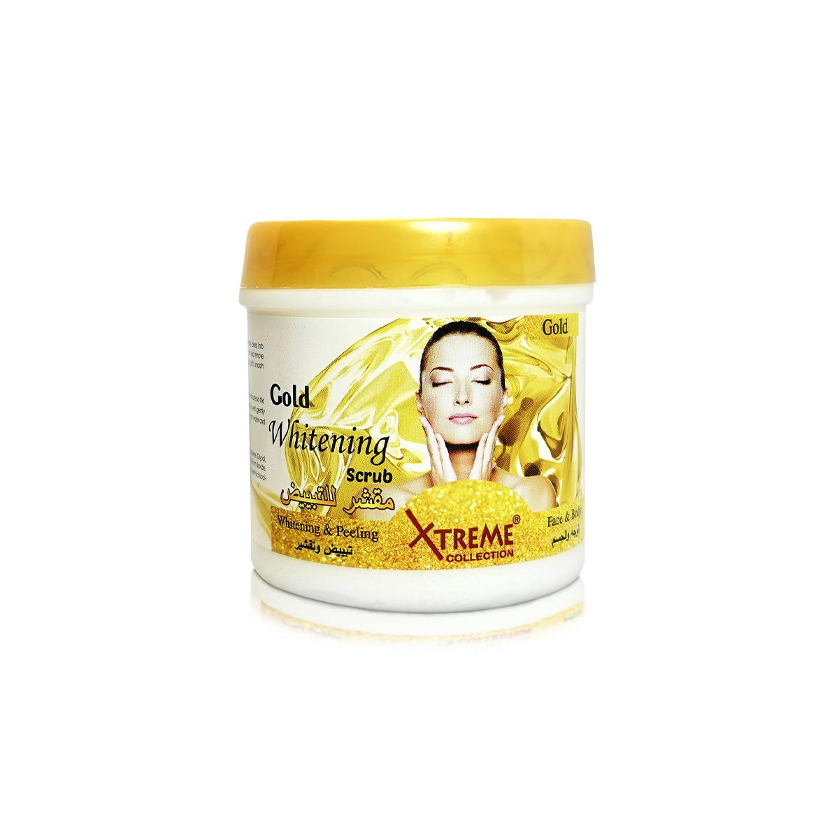 44-7402344567455-XE-455 -Xtreme Collection F _ B Whitening Scrub Cream Gold 500ml