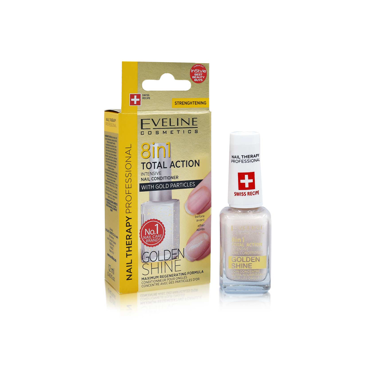 63-5901761972436-Eveline Cosmetics Nail Therapy Conditioner 8IN1 Golden Shine 12ml