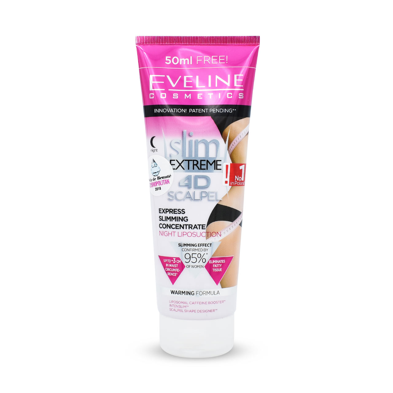 92-5901761967685-Eveline Cosmetics Slim Extreme 4D Scalpel Express Slimming Concentyate Night Liposucation 250ml