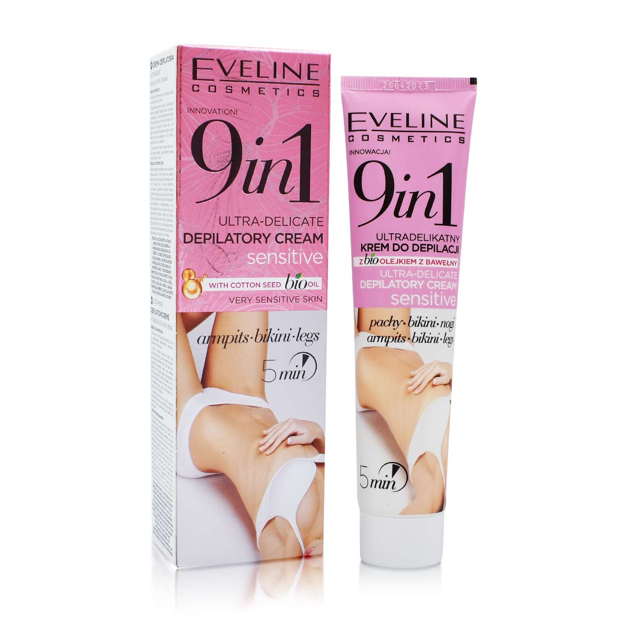 97-5901761987249-Eveline Cosmetics Sensitive 9IN1 Ultra Delicate Depilatory Cream 125ml