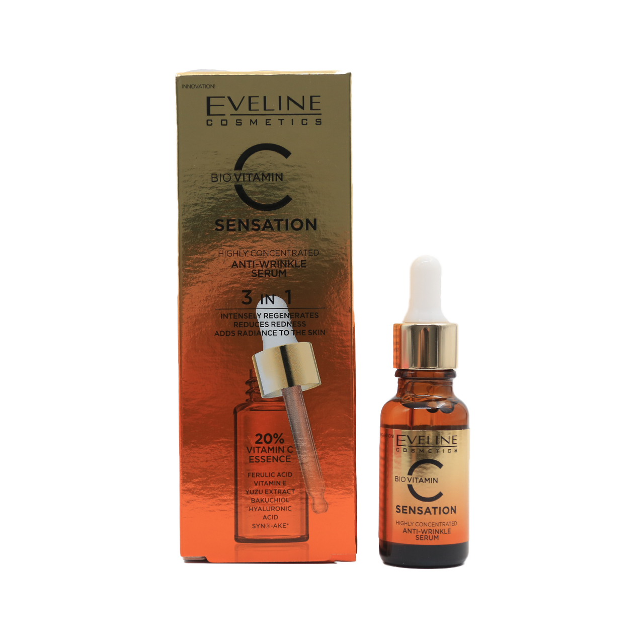 157-5903416026044-Eveline Cosmetics Bio Vitamin C Sensation 3 in 1 Anti-Wrinkle Serum 18ml