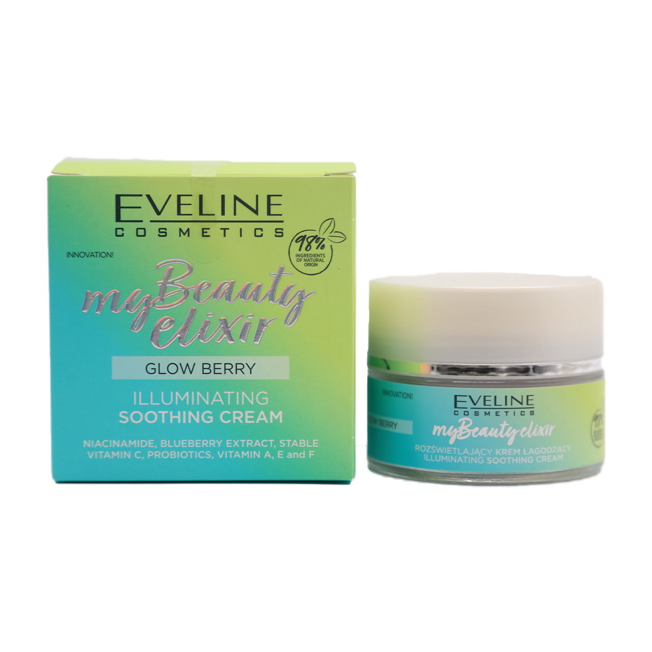 188-5903416035909-Eveline Cosmetics My Beauty Elixir Illuminating And Soothing Cream Glow Berry 50ml