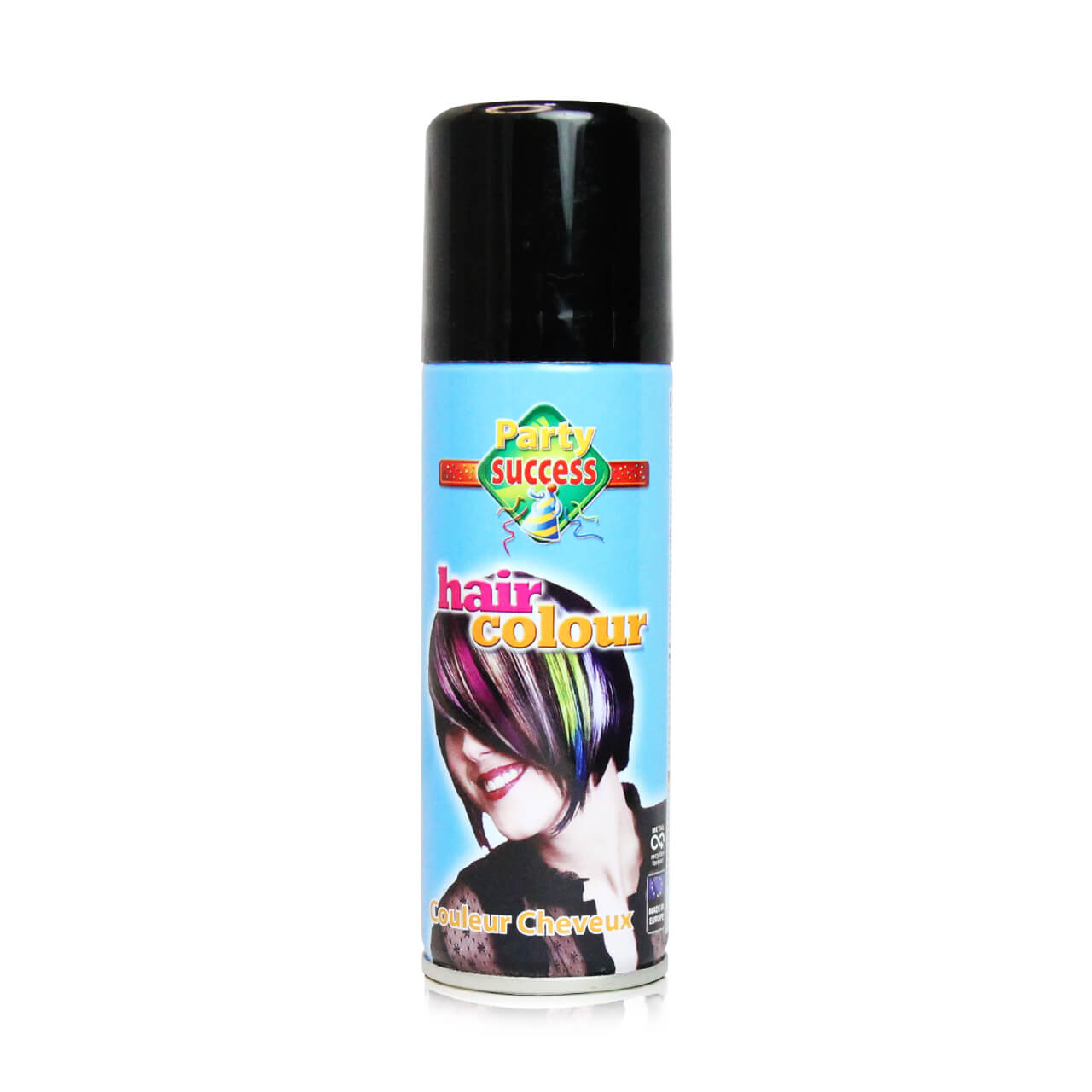 5-5030834010079-(PS-362)Party Success Hair Color Spray (Black) 125ml