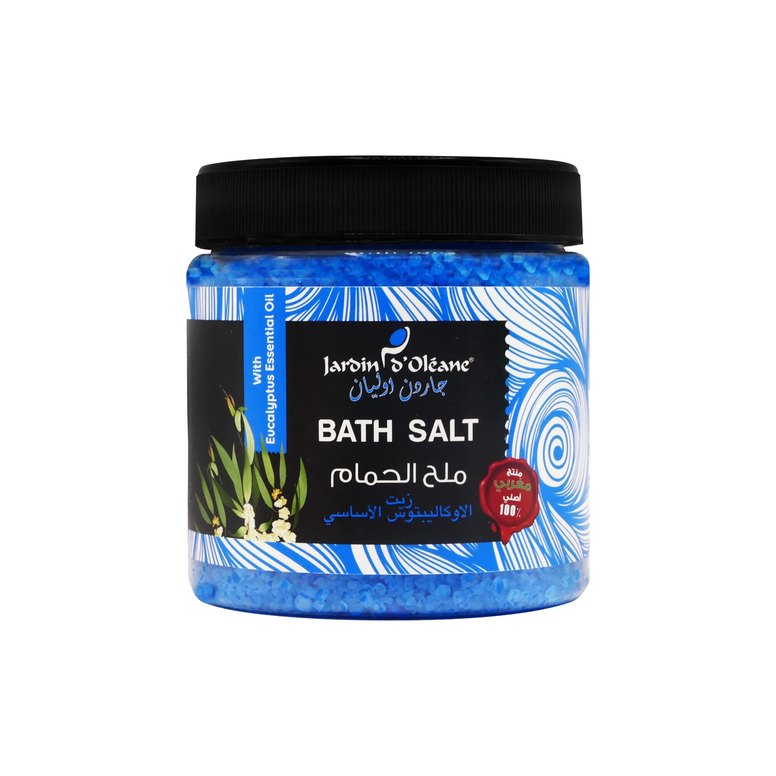 110-Jardin D’Oleane Bath Salt with Eucalyptus Essential Oil 600g