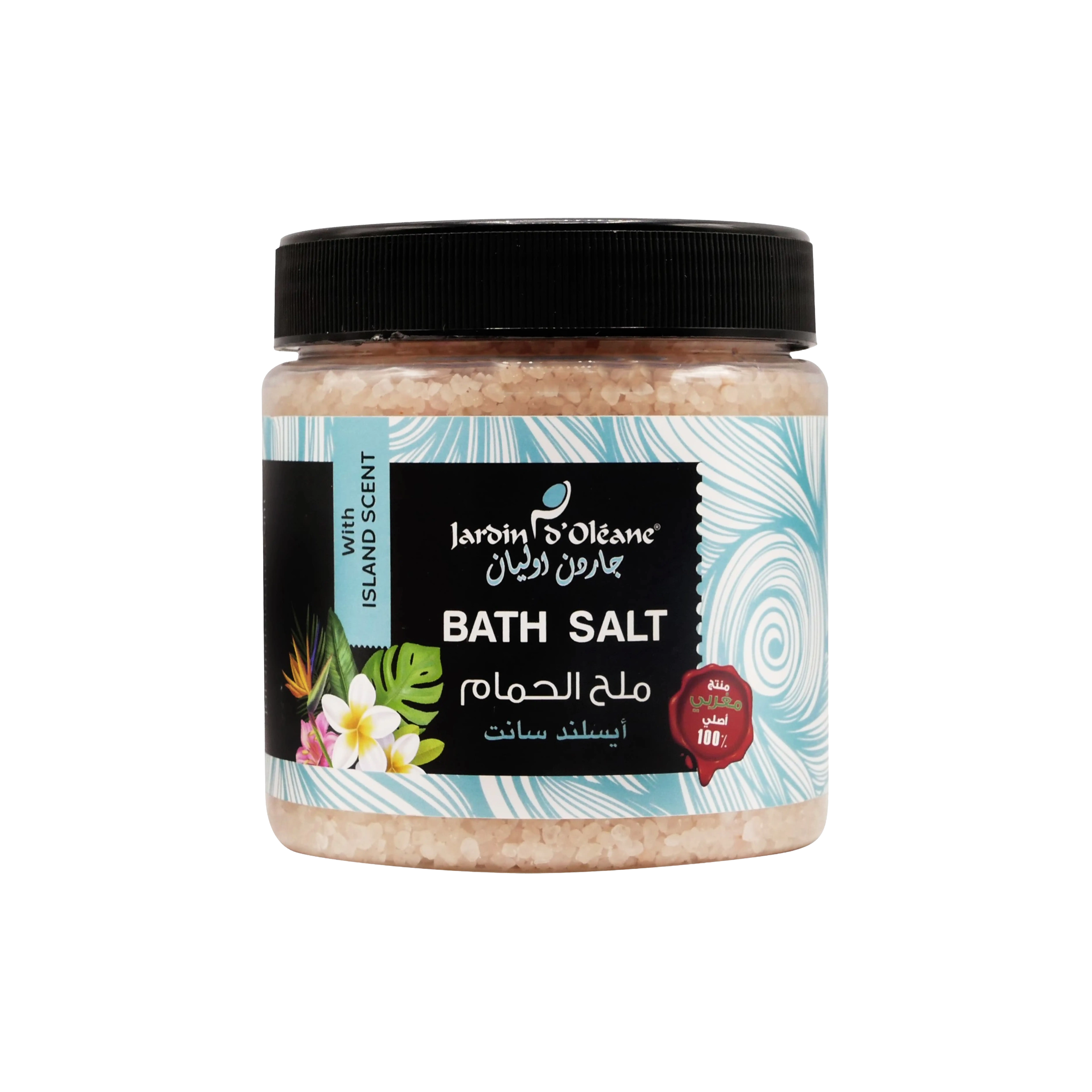 112- Jardin D’Oleane Bath Salt with Island Scent 600g