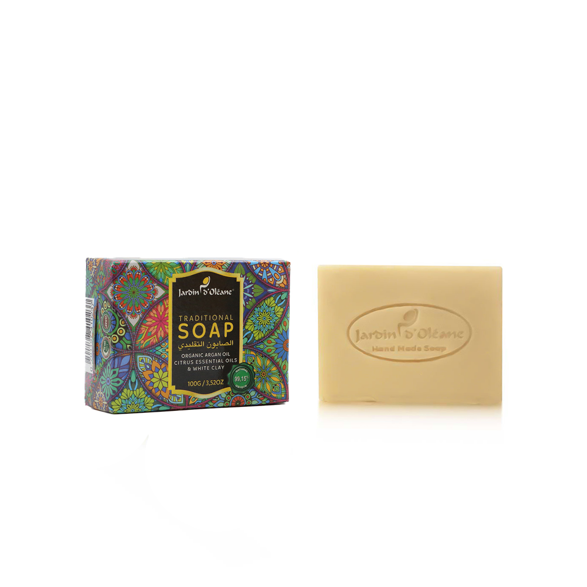 88-0745114420190410237-JARDIN TRADITIONAL SOAP -CITRUS ESSENTIAL OILS WHITE CLAY 100G