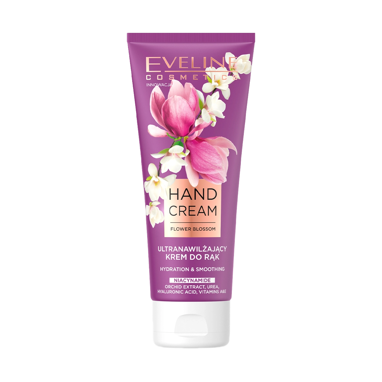 225-5903416048985-Eveline Cosmetics Flower Blossom Hydration & Smoothing Niacinamide Hand Cream 75ml